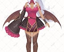 SNSアイコン・一枚絵制作｜可愛いイラスト描きます 配信者・VTuber・創作キャラなど幅広く対応します イメージ4