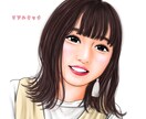 SNSアイコンや名刺用の似顔絵描きます まつ毛も一本一本丁寧に！心を込めて描きます！ イメージ3