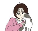 SNS利用可◎オシャレなアイコン作成します 現役イラストレーターがイマドキで可愛いアイコンをデザイン イメージ3