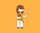 写真やイメージに合わせたゆるかわなイラスト描きます 貴方やご友人をゆるかわにします！お祝いやメッセージにも！ イメージ3