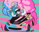 依頼されたデザイン、ロゴ、絵、描きます 小さいキャラクターから、お洒落でスタイリッシュなデザインまで イメージ2