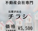 不動産会社専門。 反響チラシ制作します 物件紹介だけで終わらせない、反響重視の導線設計。 イメージ1