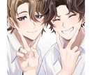 10代〜20代の男女を描きます デフォルメよりの絵柄がお好きな方へ イメージ6