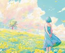 背景と女の子のイラスト描きます 一枚絵/MV用イラスト/サムネイル/CDジャケット等 イメージ8