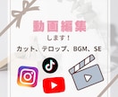 １分未満のショート動画を編集代行します カット、テロップ、BGM、効果音の簡単な動画編集代行します！ イメージ1