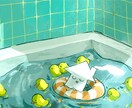 ゆるかわいくて満足度の高い一枚絵を描きます MVサムネや記念絵に最適！現役美大生が描くゆるかわ一枚絵 イメージ7