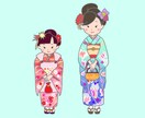 オリジナルイラストを制作いたします ほのぼの系のかわいいイラストで広告・資料を華やかにしませんか イメージ2