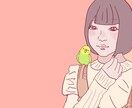 ご注文に沿った似顔絵描きます 可愛いらしく幅広いジャンルの絵柄の似顔絵をお届けします。 イメージ3