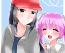 夢イラストお描きします 夢絵を描いてほしい人向け！キャラ×オリキャラの絵を描きます イメージ2