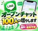 LINEオープンチャット100名~増員します オープンチャットの増員をサポート！オプションで追加増員も可 イメージ1