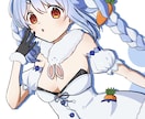 とぅる目がポイントのイラスト作成します VTuberの方もぜひ！女の子特化型イラストレーターです イメージ7