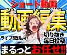 見やすいビジネス系ショート動画たくさん作ります 講座やライブ配信などから複数切り抜き簡単に楽にショート動画に イメージ1