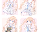 商用可◆ふわふわ・キラキラ・可愛いイラスト描きます 作成開始日から約3日で納品可能！繊細で可愛いをお届けします！ イメージ6