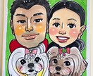 フジTV「いいとも！」似顔絵マスターが描きます 色紙に4名様分の似顔絵を描きます！プレゼントに最適！ イメージ6