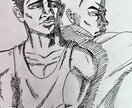 人物画描きます かっこいい系、いかつい系が得意です! イメージ5