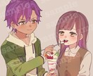 イラストオーダー•夢絵受け付けます 夢絵　夢イラ　夢女子　オリキャラ　アイコン イメージ5