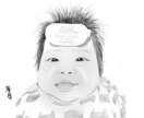 リアルな似顔絵作成しまます なるべく本人に近づけます。白黒になります。 イメージ3