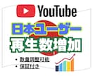 YouTube 日本アカウントで再生数拡散させます 10月限定最安価格!!リアルユーザーで1,500回再生拡散‼ イメージ1