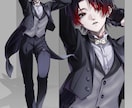 商用利用込み☆かっこいい男性/女性の絵を描きます 20代に特化した絵を描きます！ イメージ3