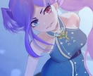 ご希望のイラスト承ります 厚塗りシンプル綺麗なキャラクターの1枚絵を制作します イメージ7