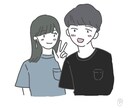 あなたの似顔絵を描きます シンプルでかわいいイラストを描きます イメージ1