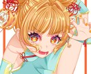 一枚絵やアイコンなどのイラストを制作いたします 配色が得意なので、様々なカラーリングが可能です。 イメージ5