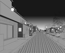 漫画の背景作画します プロのスキルで漫画の背景を描きます イメージ4