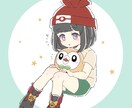 ミニキャラ 描きます 2頭身、3頭身のシンプルなミニキャラ イメージ1