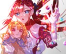 透明感のある男の子や女の子の絵を描きます バストアップ〜全身のキャラクター(任意で背景)を描きます。 イメージ1