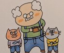 あなただけのオリジナルキャラクターをつくります ゆるっと、ぷぷっと今にも動き出しそうなキャラクター イメージ1