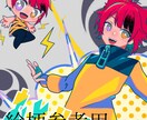 SNS上でのアイコン・ヘッダー用のイラスト描きます お急ぎの場合最短2日での納品可能です！ イメージ3
