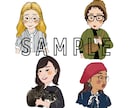 一目で目を引く個性的なアイコン描きます あしらい無料◎SNSや商用にも◎ イメージ5