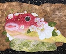 あなたの大切なもの、心を込めて日本画材で描きます デジタルにはない凹凸感や絵の具のキラキラ感を味わえます イメージ2