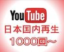 YouTube日本国内再生1000回〜増加させます 日本エリアでの拡散！格安でも高品質！保証あり イメージ7