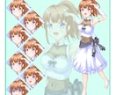 TRPGやアイコンに使えるお嬢様の立ち絵販売します すぐにTRPGなどで使える立ち絵をお求めの方にオススメ イメージ1