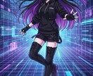 理想を形に！高密度な1枚絵・アイコン制作します こだわりの線画と独自の色使い。高クオリティな絵をスピーディに イメージ3