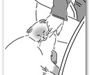 ペットの写真からシンプルな線画風イラスト描きます わんこ、ニャンコ、その他ペット全般◎プレゼントにもどうぞ！ イメージ2