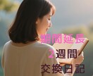 2週間に延長　お試し⭐「交換日記」します 交換日記でモヤモヤ解消、セロトニン増量! イメージ1