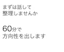 60分で方向性を出します 相談OK｜何から始めるか一緒に整理します イメージ1