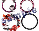 活動者様のアイコンリングを作成致します 活動者様のアイコンリングの作成! イメージ1