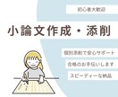 初心者歓迎！作文、小論文、添削します 最低金額、即日対応、初心者歓迎！プロ視点で作成・添削します！ イメージ1