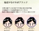 ドット絵作ります 席札などのDIYに使えるドット絵を2名分作成します！ イメージ4