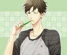 アイコンやカップルイラストなどフリーに描きます 得意のデジタルイラストを活かしてあなた好みの一枚を。 イメージ4