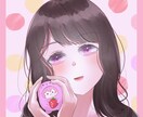 SNS等のアイコン、ヘッダー制作します 可愛くて透明感のあるイラストを描きます。 イメージ6