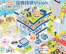 企業ビジョン理念・夢をオリジナルイラストで描きます ◎組織の一体感・目標意識を高めるビジョンマップ、事業マップに イメージ2
