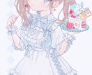 目がキラキラした女の子のイラストを描きます サムネイルやアイコンにお使いください イメージ2