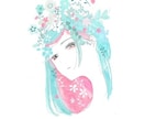 かわいいイラストSNSアイコン描きます かわいい女の子と植物のイラスト イメージ4
