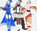 イリアムでも使用可能なオリジナル立ち絵を制作します 滑らかな反応のお顔と可愛いデザインのキャラクターをご提案！ イメージ5
