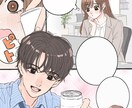 少女漫画風のカラー漫画を描きます 広告やSNSで目を引く華やかな漫画を制作します イメージ1