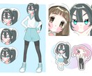 安く早くポップなイラスト描きます 商用利用OK！納得のいくイラストに仕上げます！ イメージ1